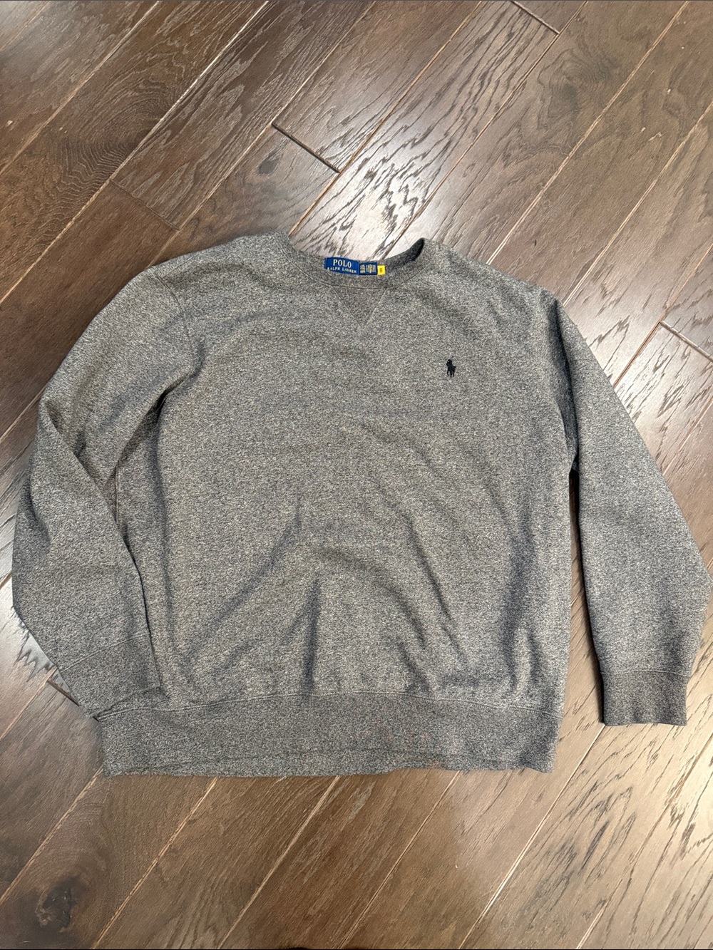Polo by Ralph Lauren Men’s Gray Heather Crewneck Sweater